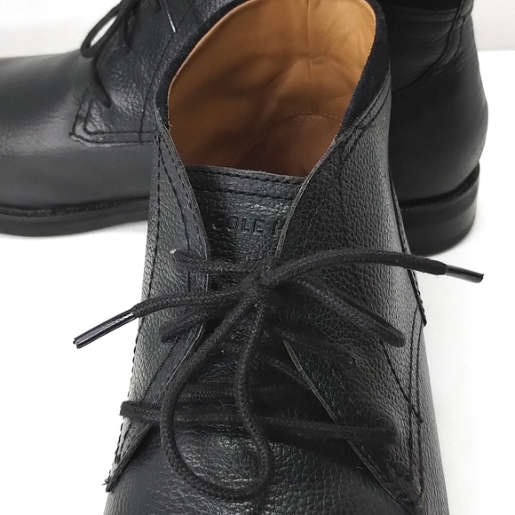 Cole Haan Ogden Stitch Chukka size 13 black pebbled leather EUC C24524 - Picture 4 of 11